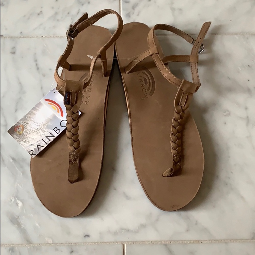 BRAND NEW: Rainbow T-Street Sandals